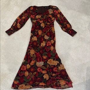 Floral Long Sleeve Dress -Vici brand